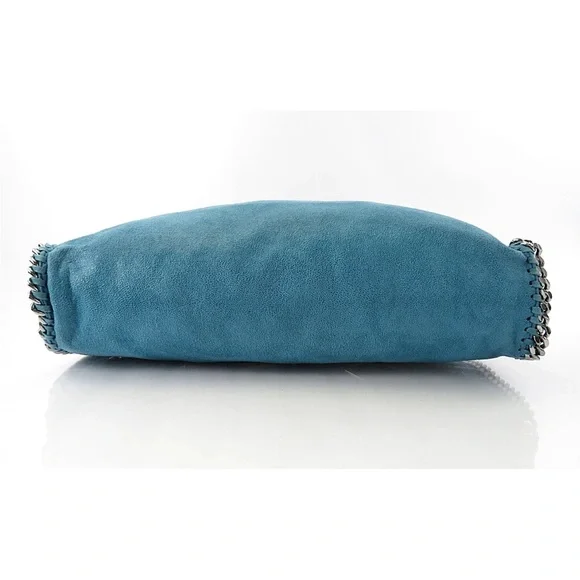 Stella McCartney Teal Chain-Embellished Shoulder Bag - Picture 5 of 16